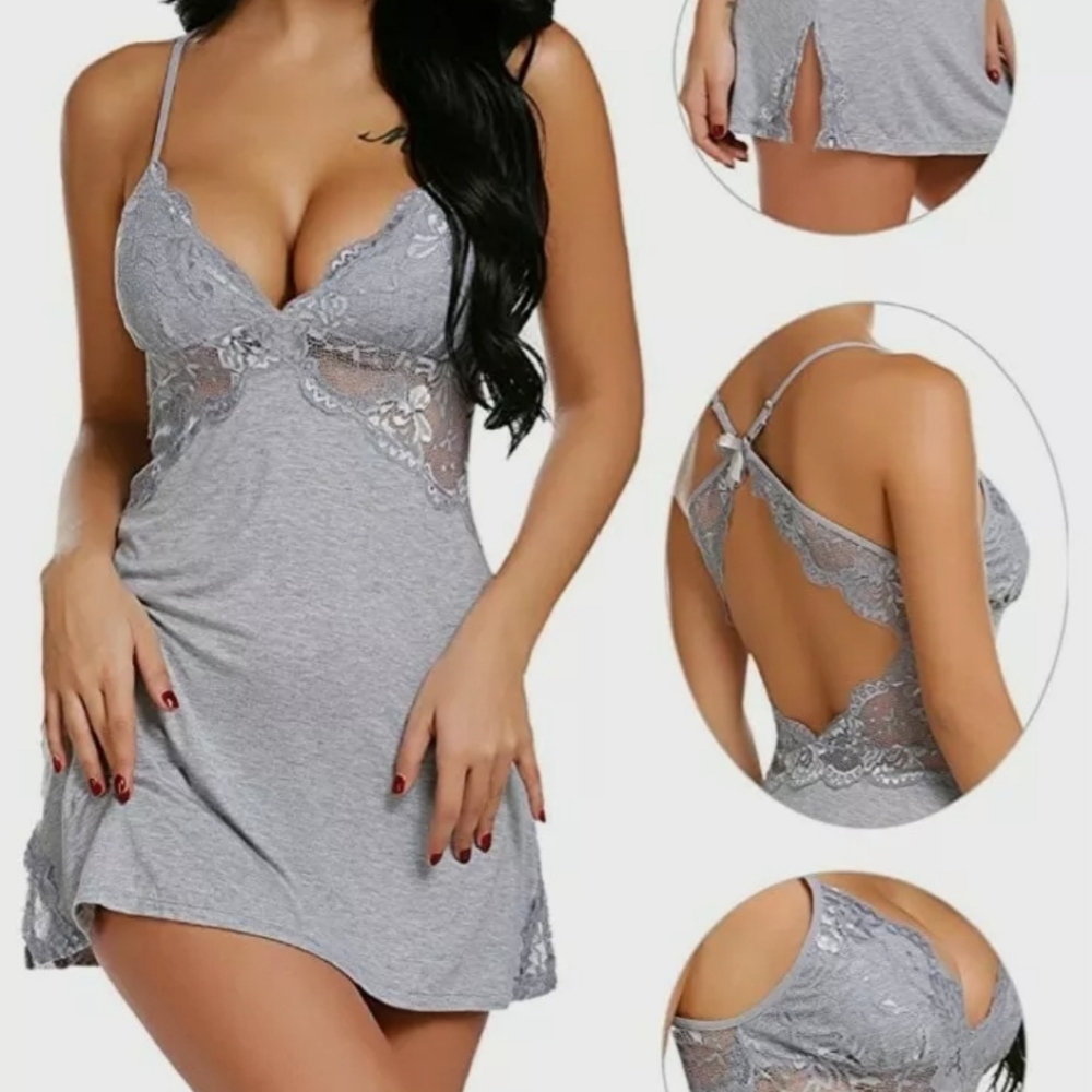 NEW Avidlove Chemise Sexy Lingerie Large & Panties